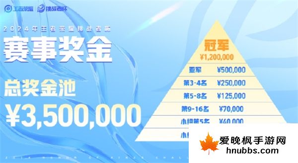 王者荣耀挑战者杯奖金2024多少