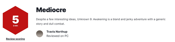 无名九使觉醒IGN评分5分因战斗乏味且剧情平平